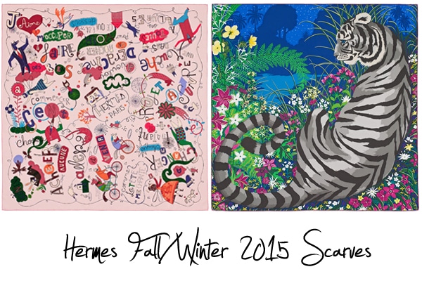 Hermes Fall / Winter 2015 Scarves Reference Guide - Spotted Fashion