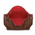 Louis Vuitton Caissa Hobo Damier Ebene Red bag - ShopperBoard