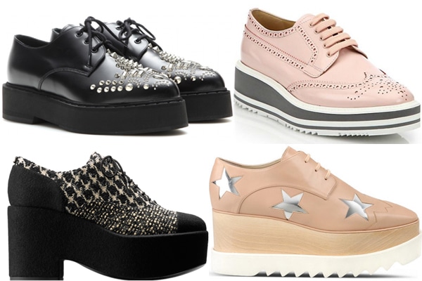 Platform Loafer Shoes for Fall 2015 