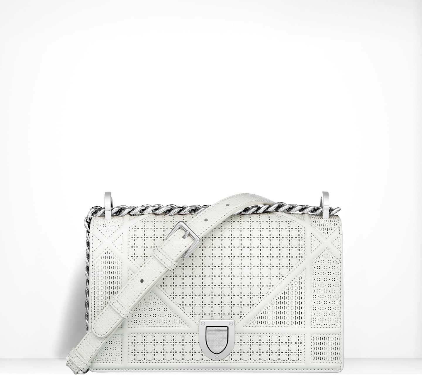 Diorama and Lady Dior Metallic Perforated Bags from Pre-Fall 2015 - Spotted  Fashion