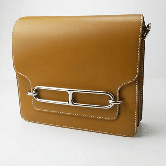 Hermes Evercolor Roulis 23 Calfskin Bag 37 Gold