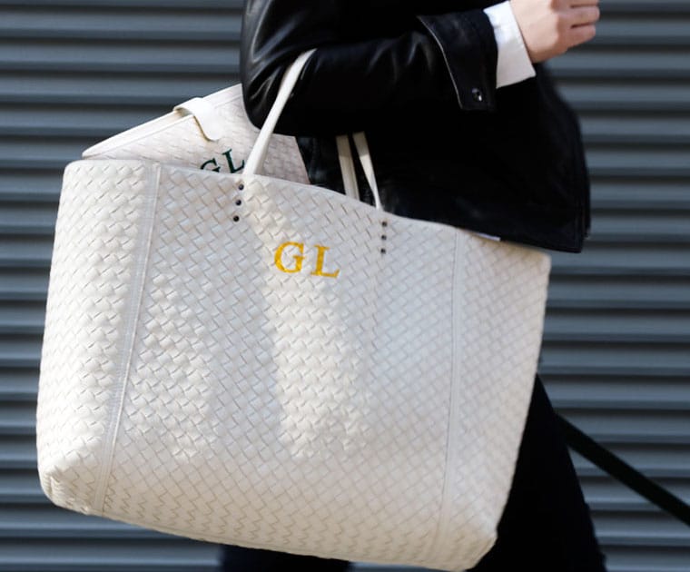 Custom Name Luxurious Canvas Tote Bags Women's Luxury Brand