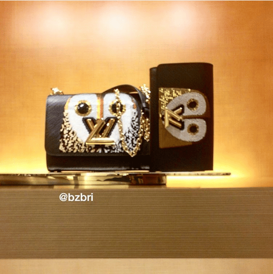 Louis Vuitton EPI Sequin Bird Twist Chain Wallet