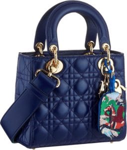 christian dior bag blue