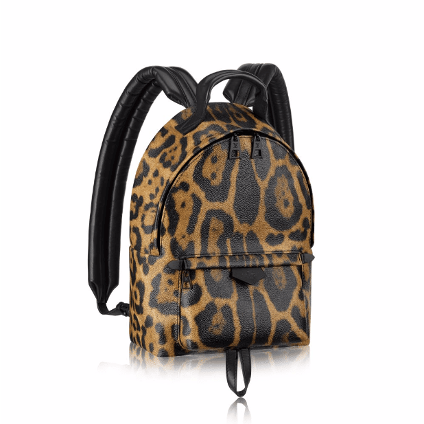 Brown Louis Vuitton Wild Animal Palm Springs PM Backpack