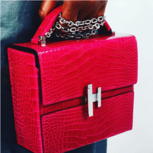 hermes red crocodile bag