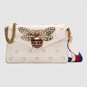 gucci pearl bee bag