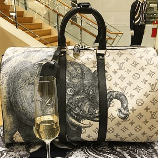Louis Vuitton Blue Monogram Coated Canvas Chapman Brothers Savane Steamer  Backpack Silver Hardware, 2017 Available For Immediate Sale At Sotheby's