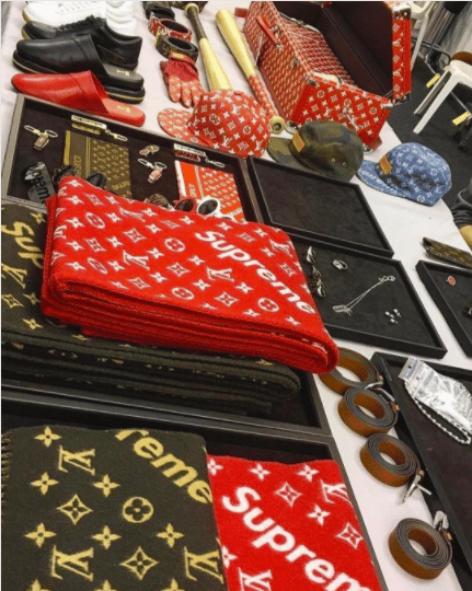 Louis Vuitton, Accessories, Supremelouis Vuitton Bandana Red