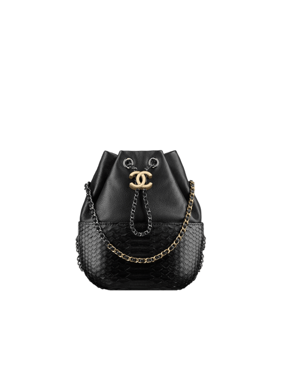 Chanel Gabrielle Backpack Shearling and Leather Small Neutral 2196811