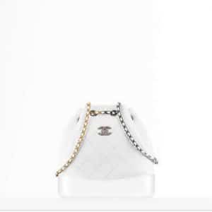 white chanel gabrielle bag