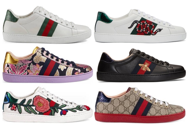 Gucci Ace Sneakers Reference Guide 
