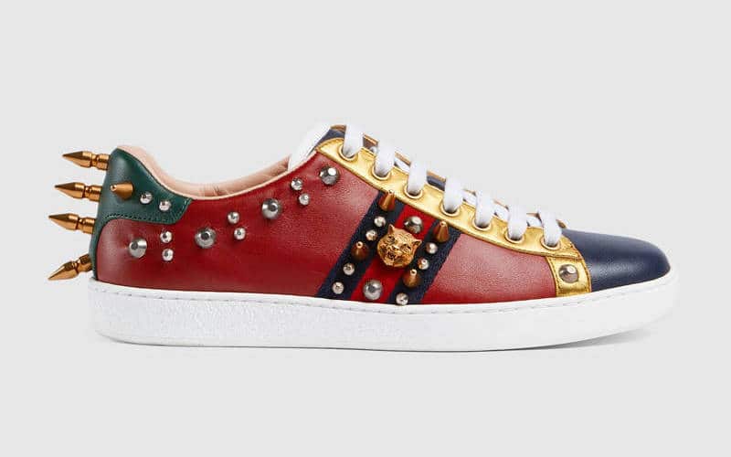 gucci sneakers red sole