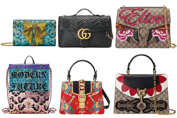 gucci bag collection