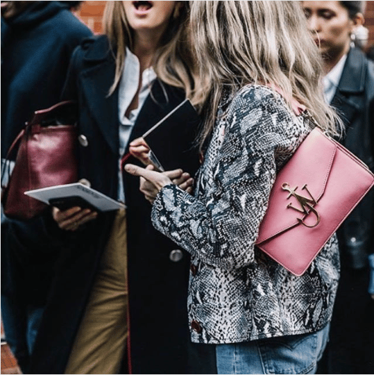 j.w. anderson bags street style