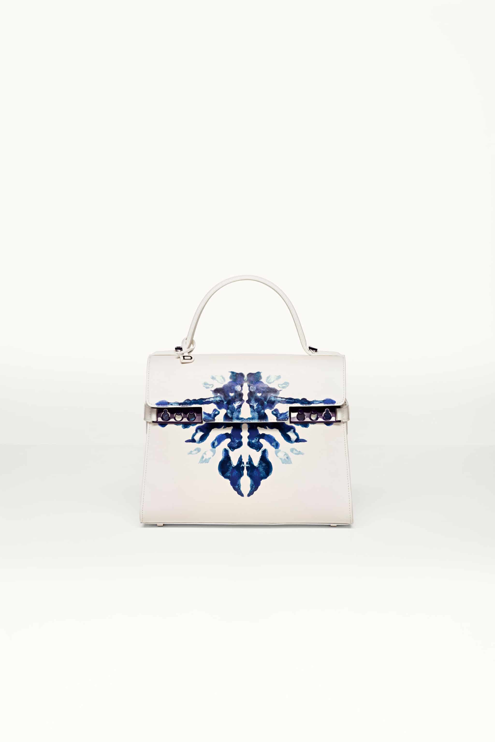 rare DELVAUX 2017 Limited Edition Tempete MM B Papillon lambskin
