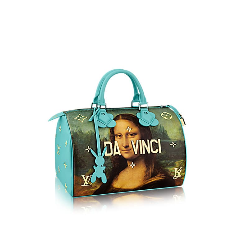 Rare Louis Vuitton Speedy 30 'Masters' Da Vinci Mona Lisa Jeff Koons Bag -  Boutique Patina