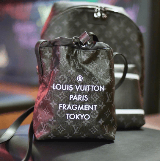Louis Vuitton x Fragment Bucket Bag Monogram Eclipse Canvas