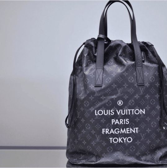 LV X Fragment Monogram Eclipse Bucket Bag