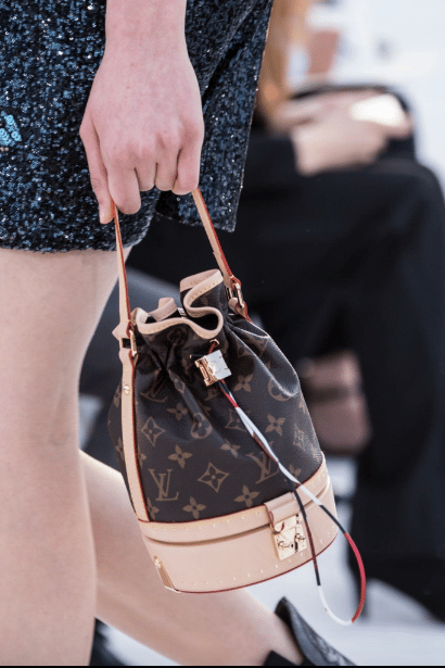 A bag from the Louis Vuitton Cruise 2018 Fashion Show by Nicolas