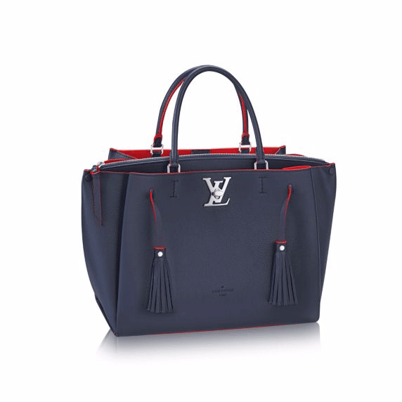 Louis Vuitton Rubis Calf Skin Lockmeto Handbag