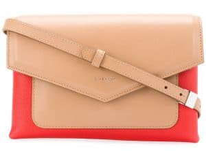 Givenchy Beige/Red Duetto Crossbody Bag