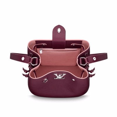 Louis Vuitton, Bags, Louis Vuitton Lockme Bucket Bag Red