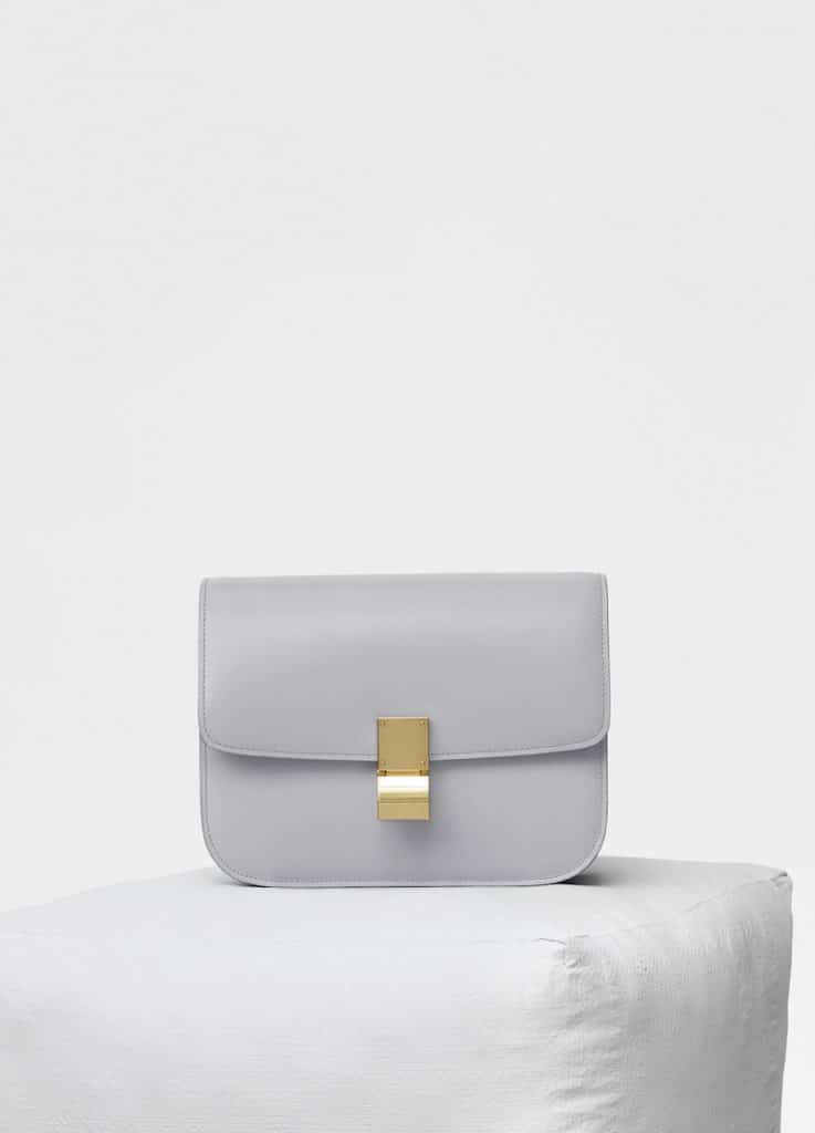 celine box bag gray