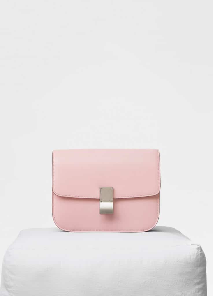 celine pink box bag