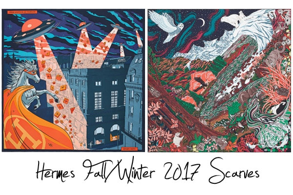 hermes fall winter 2019 scarves