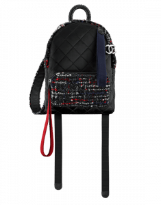 Chanel Black/Red/Navy Blue/White Astronaut Essentials Small Backpack Bag