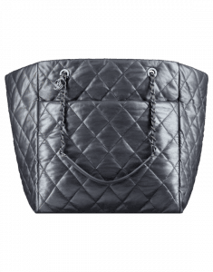Chanel Charcoal Week End on Mars Large Shopping Bag