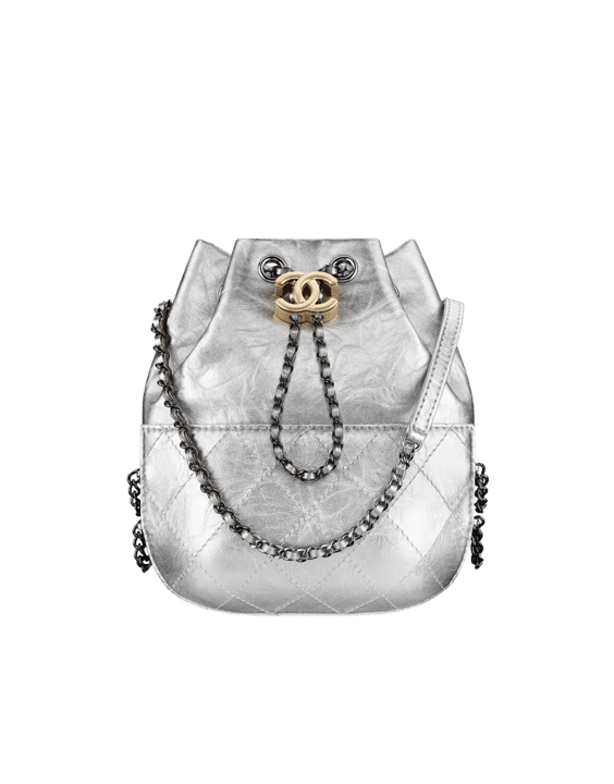 Chanel Gabrielle Backpack Small White Leather ref.169229 - Joli Closet