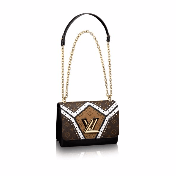 Louis Vuitton Twist Handbag Limited Edition Brogue Reverse
