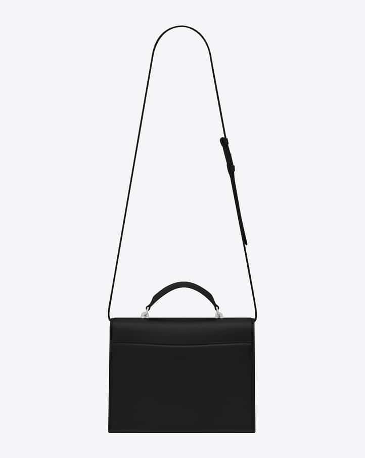 Saint Laurent Babylone shoulder bag in black leather