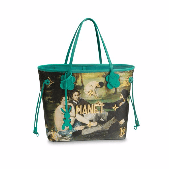 LIKE NEW) Limited Edition Jeff Koons x Louis Vuitton Masters Collection -  Monet NeoNoe (SP4137) - Reetzy