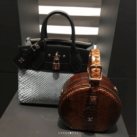 Louis Vuitton 2018 Limited Edition Brown Leather/Catogram City 'Steame –  Lux Second Chance