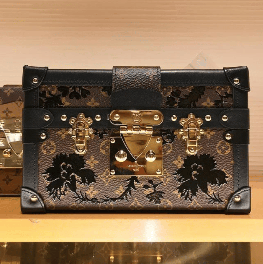 Túi Louis Vuitton LV Blossom MM Họa Tiết Monogram Màu Đen Siêu Cấp