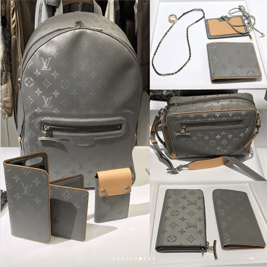 Louis Vuitton Silver Backpacks for Men