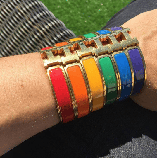 stacking Hermès bracelets, watches, etc.  Stacked jewelry, Hermes jewelry, Hermes  bracelet