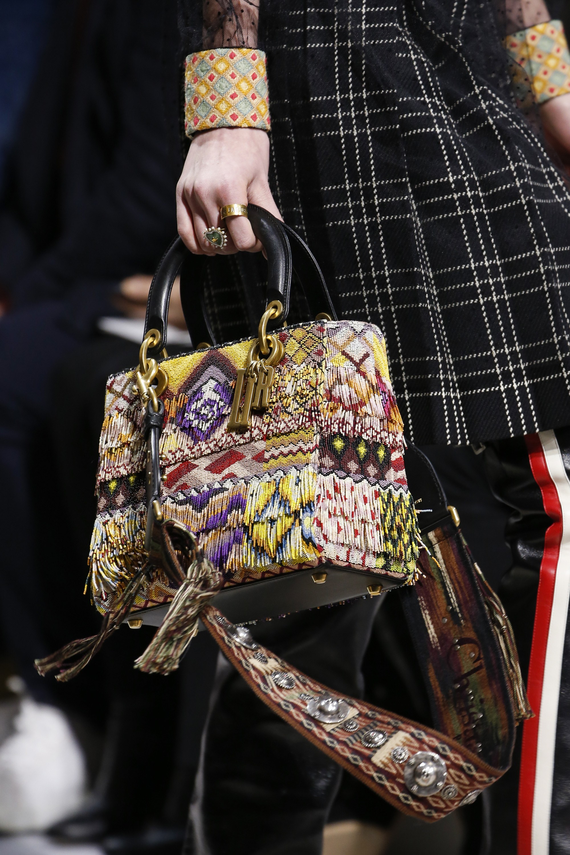 Dior Fall/Winter 2018 Runway Bag Collection featuring Saddle Bags | Spotted Fashion
