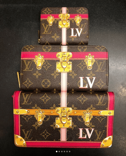 Louis Vuitton Set of Two: Time Trunk Speedy Bandoulière and Zippy