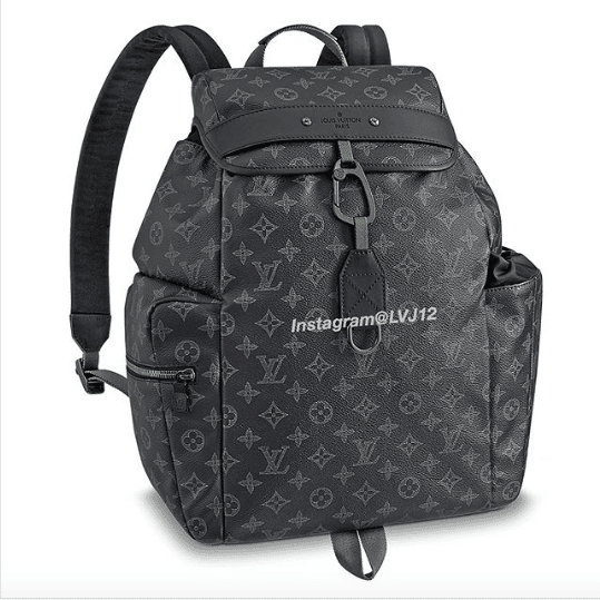 M43675 Louis Vuitton 2018 Men Vivienne Premium Monogram Eclipse Apollo  Backpack