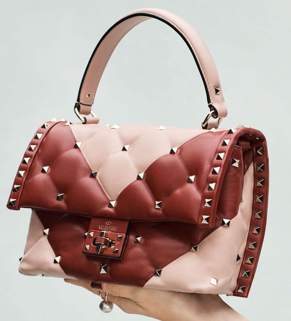 Small spike leather shoulder bag  Valentino Garavani  Women  Luisaviaroma
