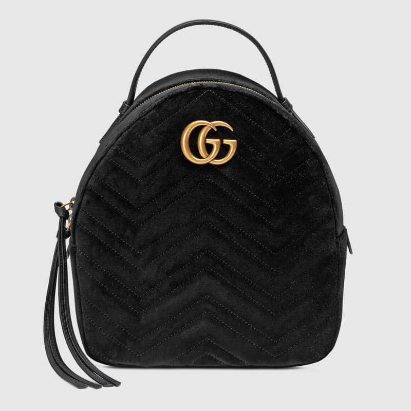 gucci marmont backpack black