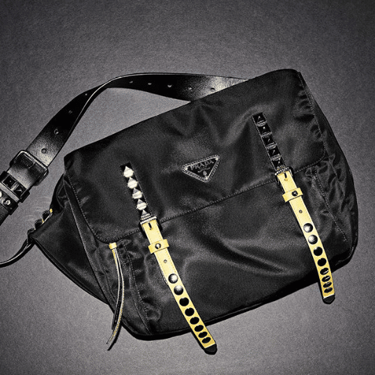 Re Nylon Shoulder Bag in Black  Prada  Mytheresa