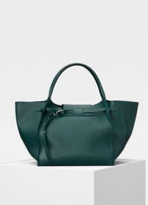 celine small big bag green