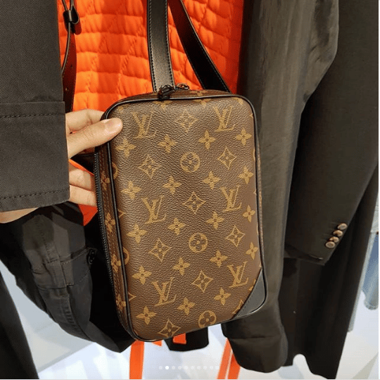 Louis Vuitton Utility Side Bag Monogram Brown for Men
