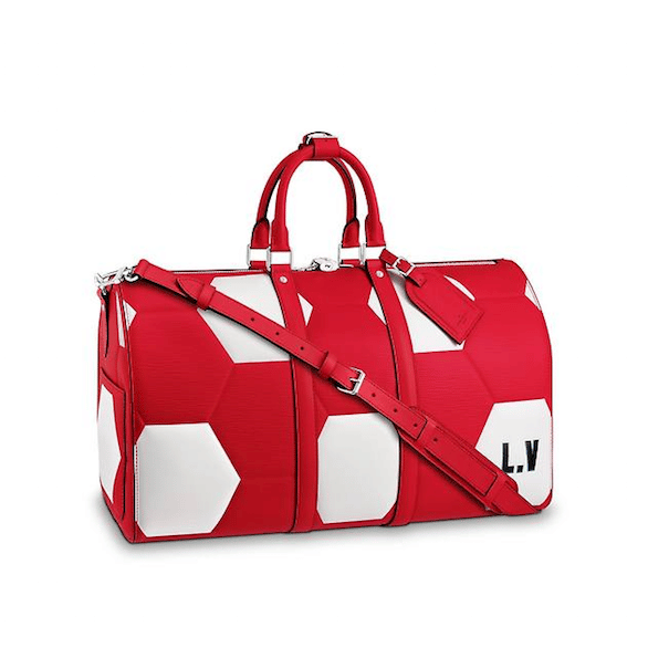 Louis Vuitton Apollo Backpack Hexagonal FIFA World Cup Rouge in