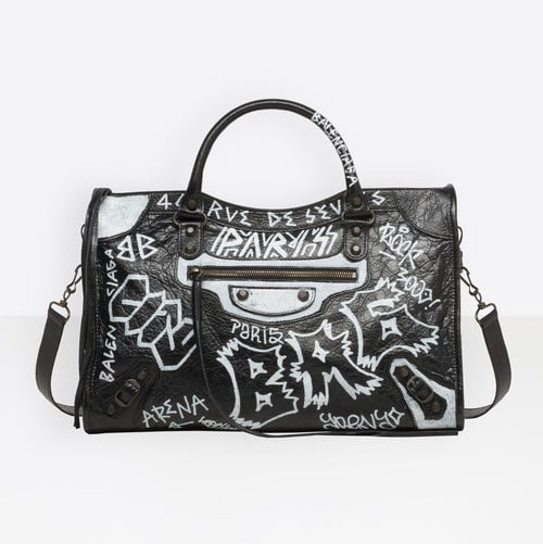 Black Downtown S chainhandle leather shoulder bag  Balenciaga   MATCHESFASHION US